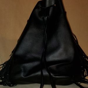 Victoria's secret leather backpack